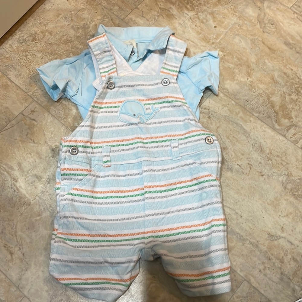 Two piece overall set